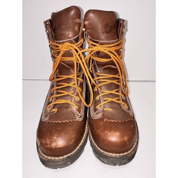 Danner Boots Brown Leather 7 Heavy Duty Quarry - Picture 1 of 9